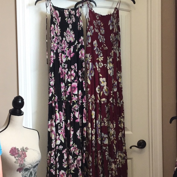 NWT Free People Garden Party dress,red XS, black S - Picture 4 of 8